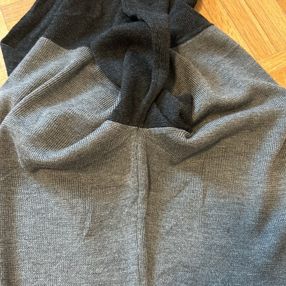 Pink Tartan Gray and Black Long Sleeve Turtleneck Dress - Picture 7 of 13